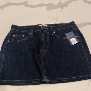 Universal Thread Dark Blue Denim Skirt